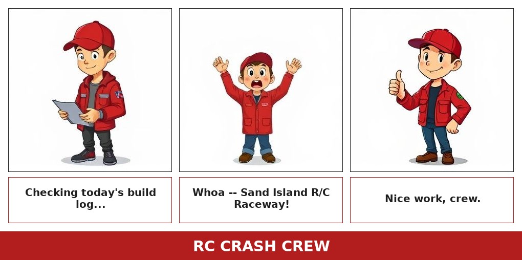 Today's RC Crash Crew Gazette comic