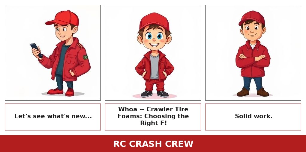 Today's RC Crash Crew Gazette comic