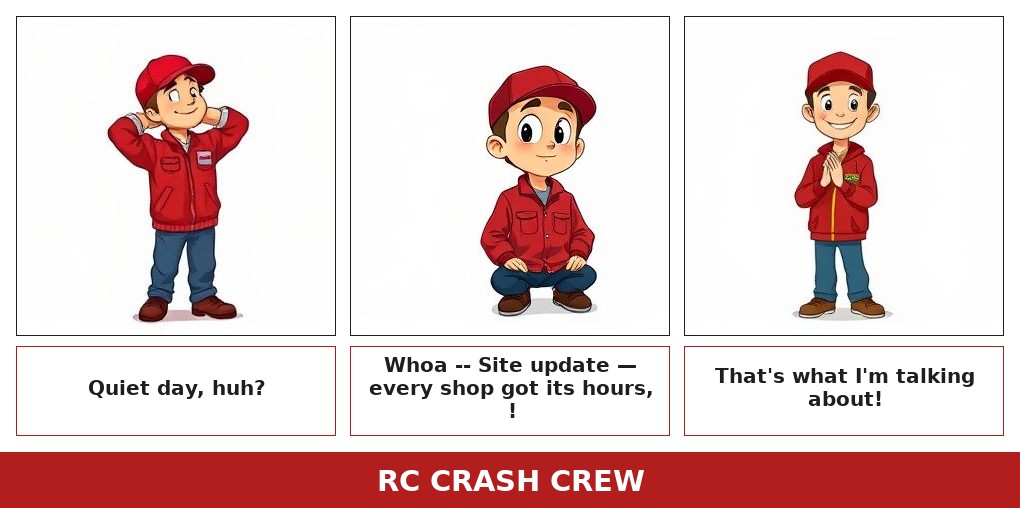 Today's RC Crash Crew Gazette comic